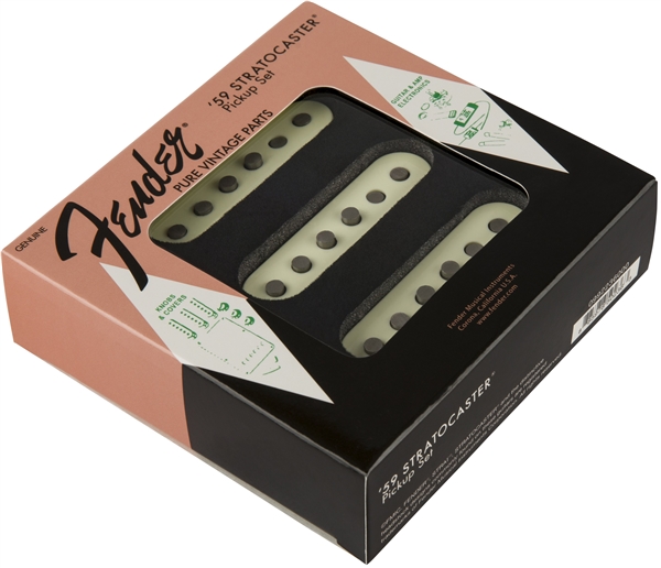 Fender Pure Vintage 59 Strat Pickup Set, White - GigGear
