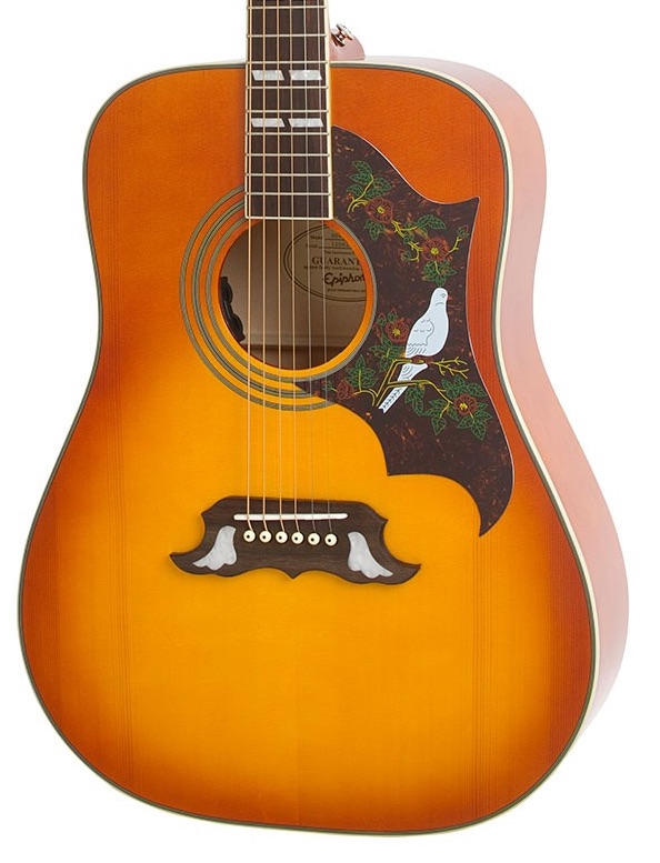 Amazon | Epiphone Dove PRO Violinburst ダブ エレアコギター