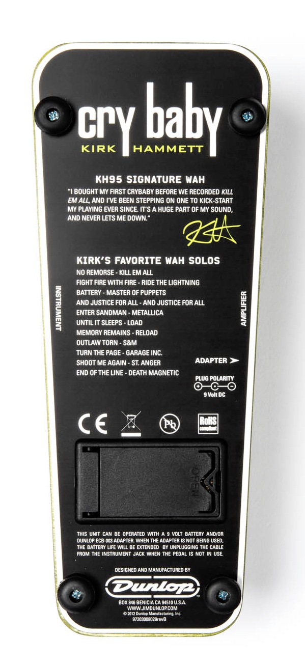 Jim Dunlop KH95 Kirk Hammett Wah - GigGear