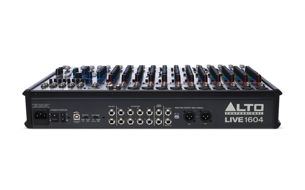 ALTO LIVE 1604 USB搭載アナログミキサー 16ch ケース付き Alto Live 1604 16 Channel / 4 Bus Mixer with USB - GigGear