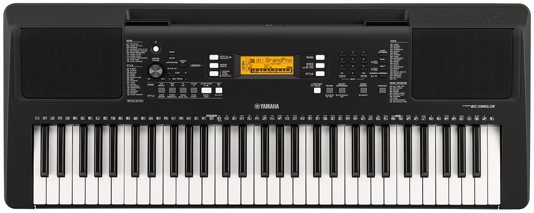 yamahaヤマハ　psr-e363 Amazon.co.jp: Yamaha PSR-E363 Electronic Keyboard PORTATONE
