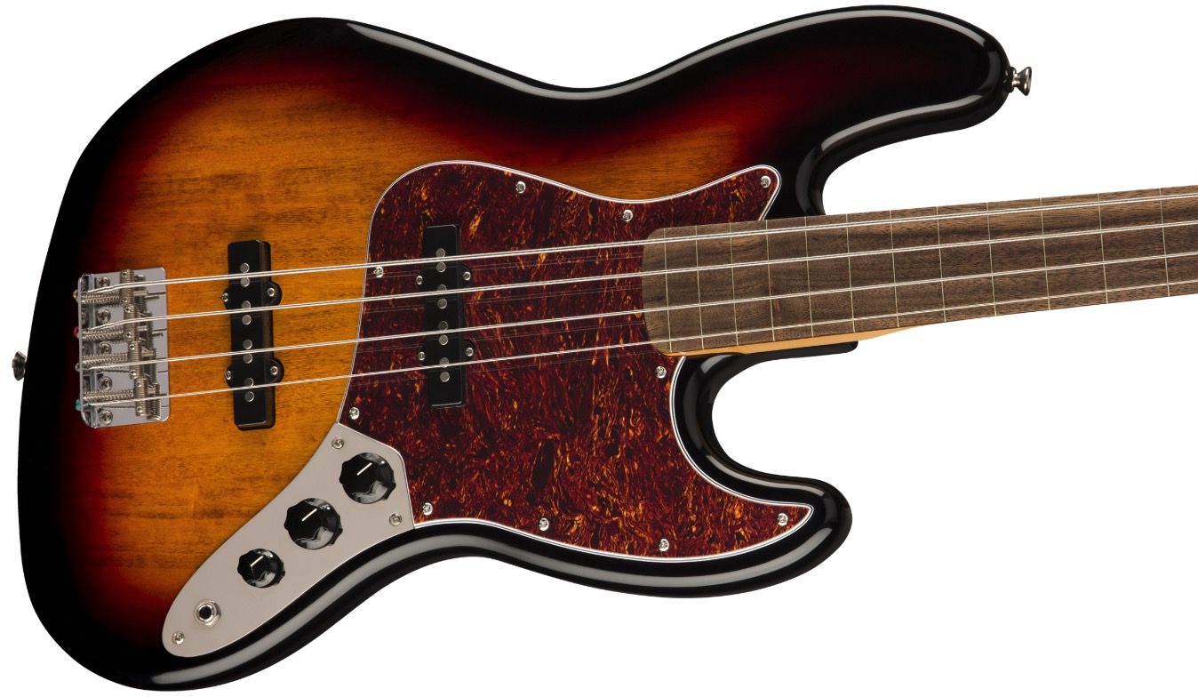 Squier Classic Vibe 60s Jazz Bass Fretless 3CSB - GigGear