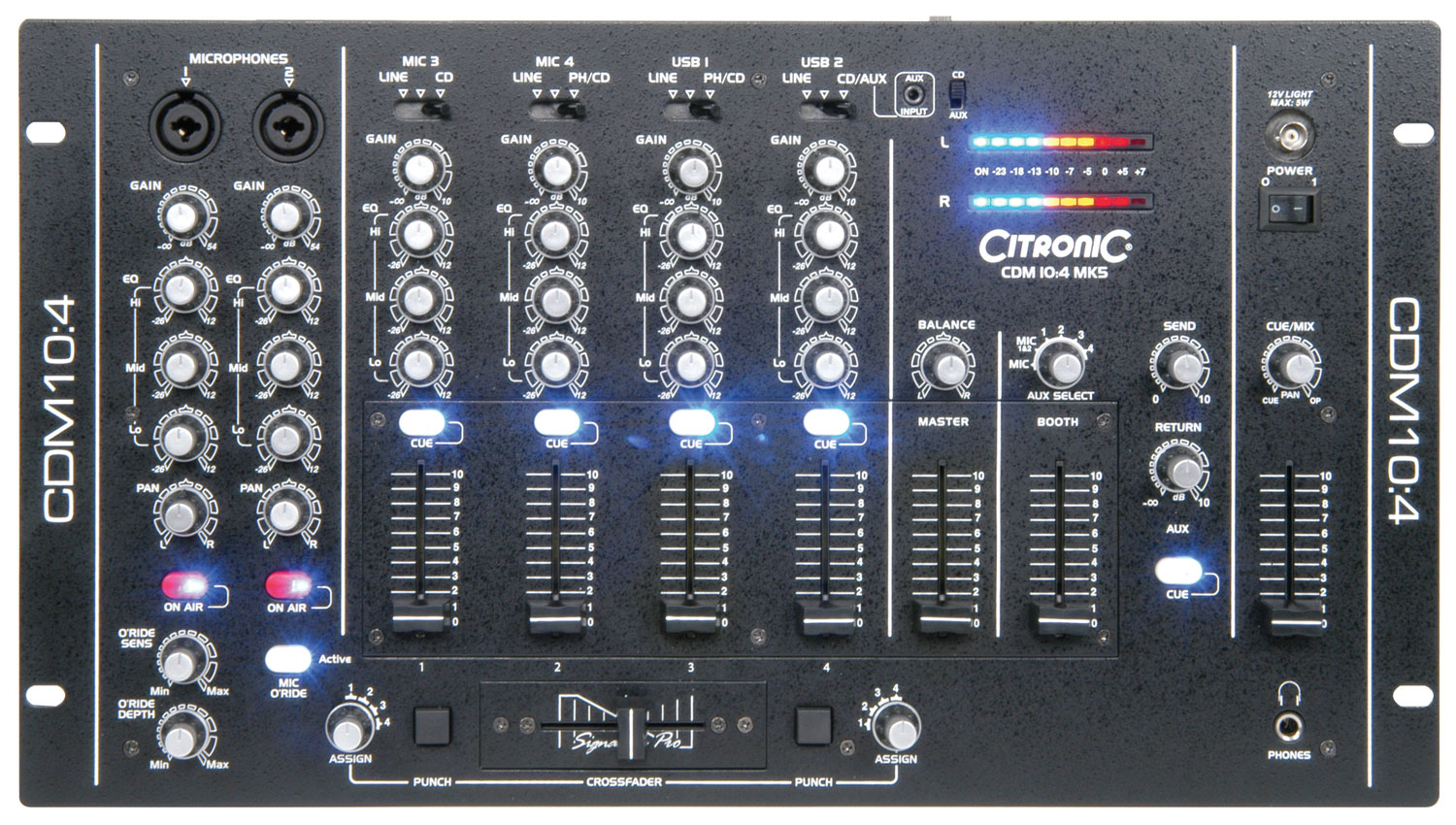 Citronic 4 Channel USB Mixer - GigGear