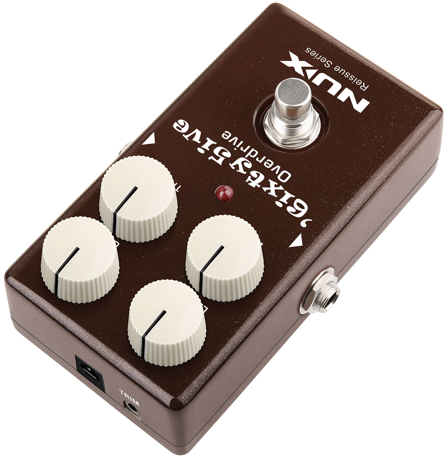 NU-X 6ixty 5ive Pedale Overdrive - Suono Vintage Anni '60 Per Chitarra Con Controlli EQ - Foto 5