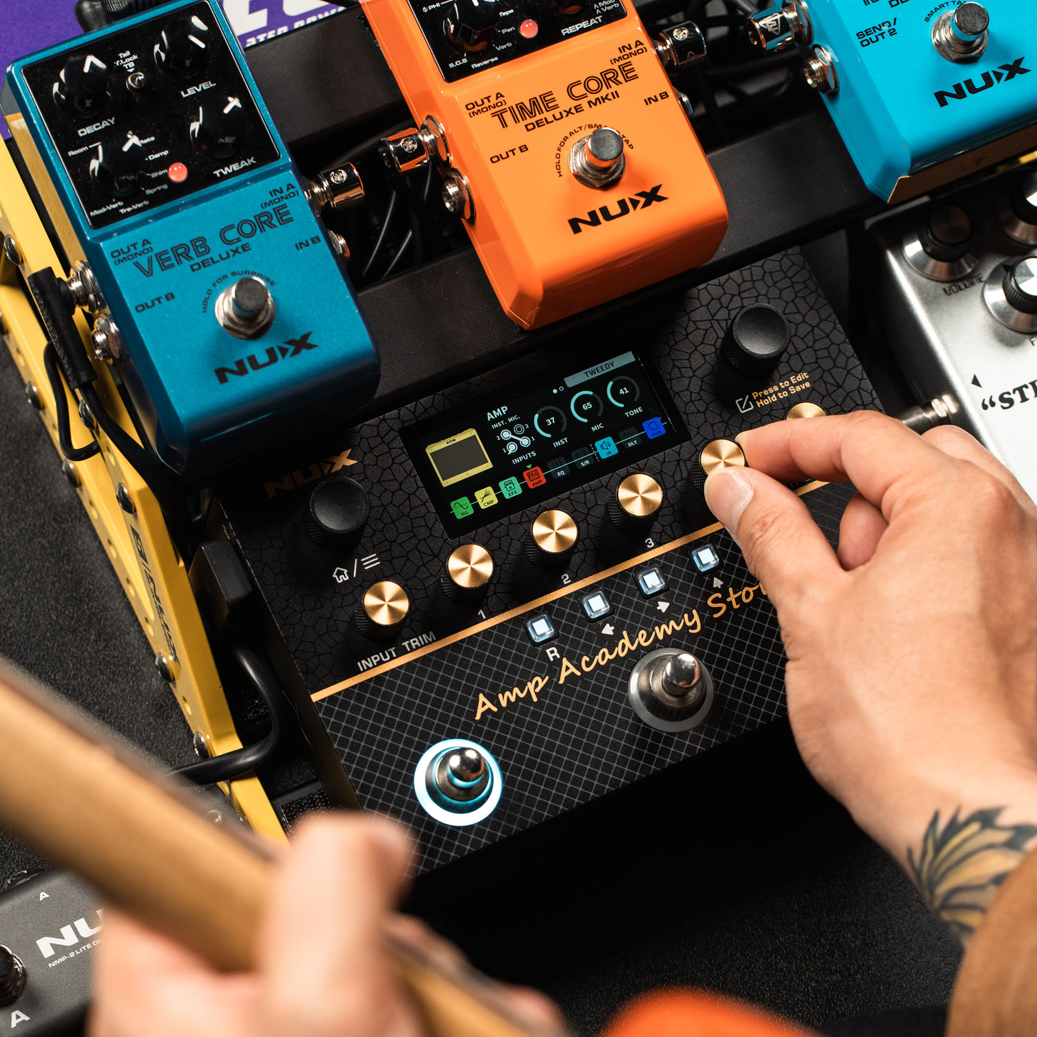 NUX Amp Academy Stomp Pedal - GigGear