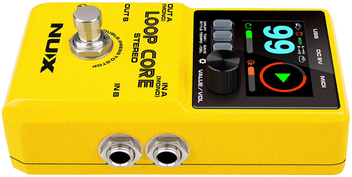 Nux Loop Core Stereo 24-bit Looper Pedal - GigGear