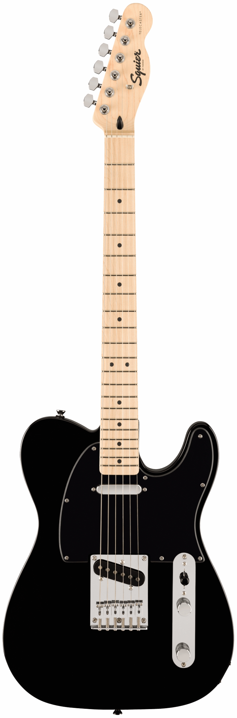 Squier FSR Sonic Telecaster - Black / Black Pickguard