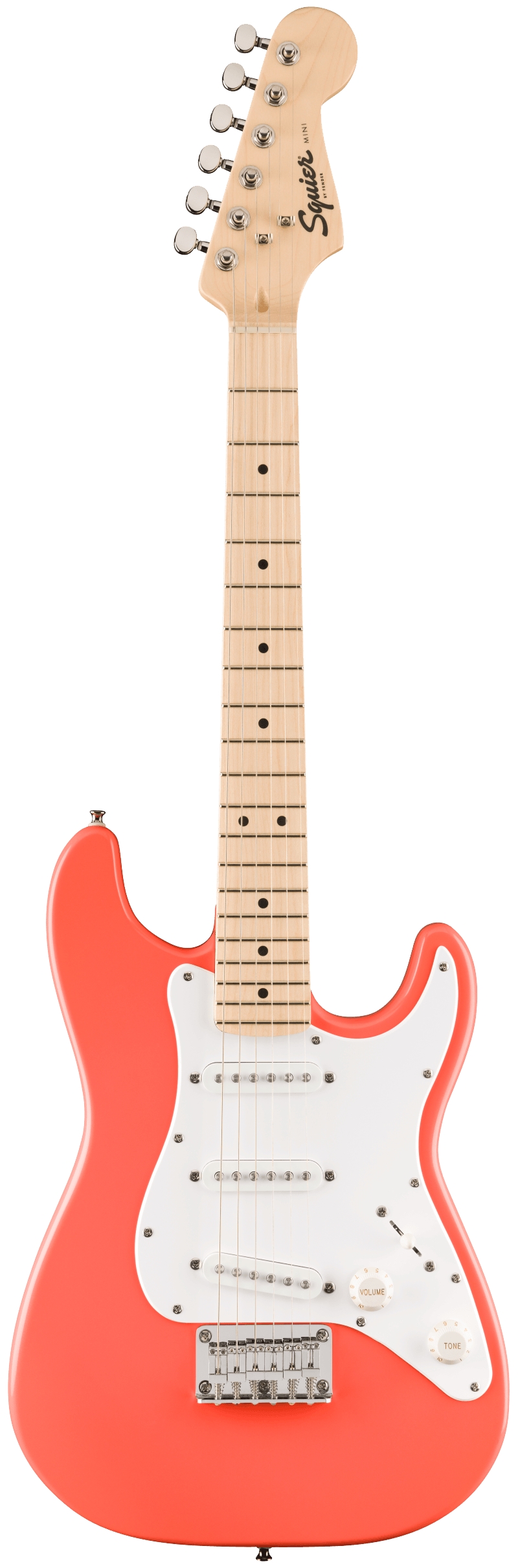 Squier Limited Edition FSR Mini Stratocaster - Tahitan Coral - GigGear