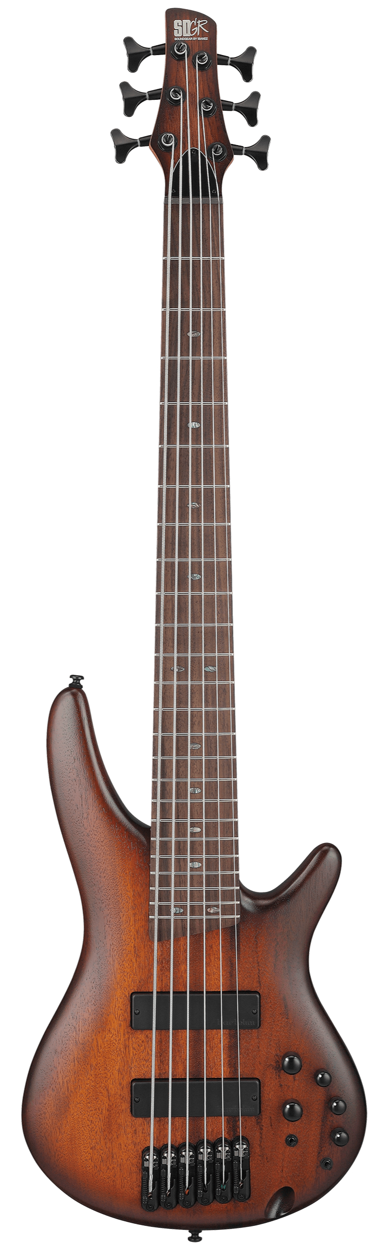 ibanez SR506 6弦ベース Ibanez SR506A 6-String Bass - Mahogany Brown Burst - GigGear