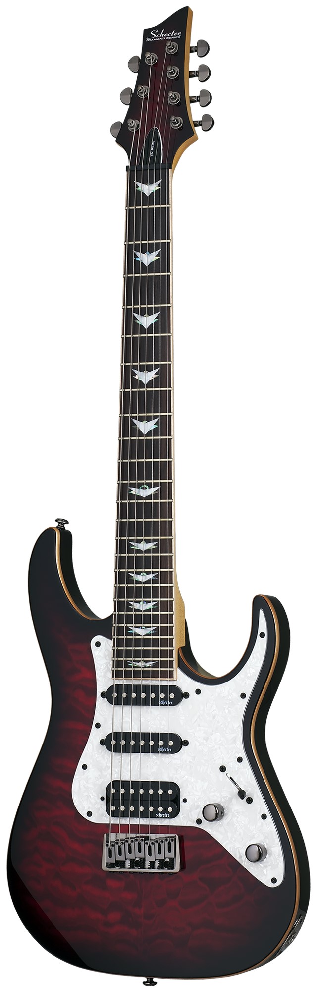Schecter Banshee 7 Extreme Black Cherry Burst - GigGear