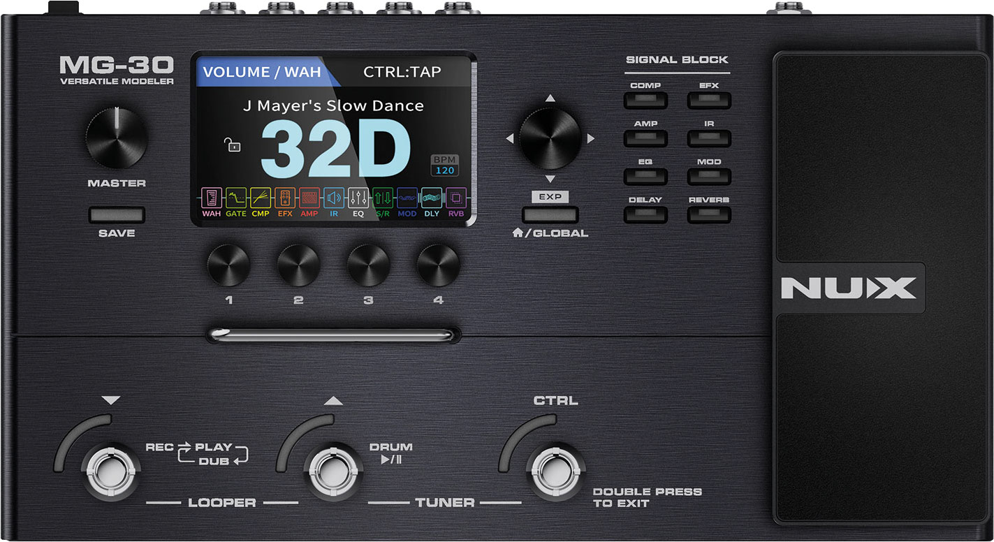 ギター MG30 NUX MG30 Guitar Multi FX Pedal - GigGear