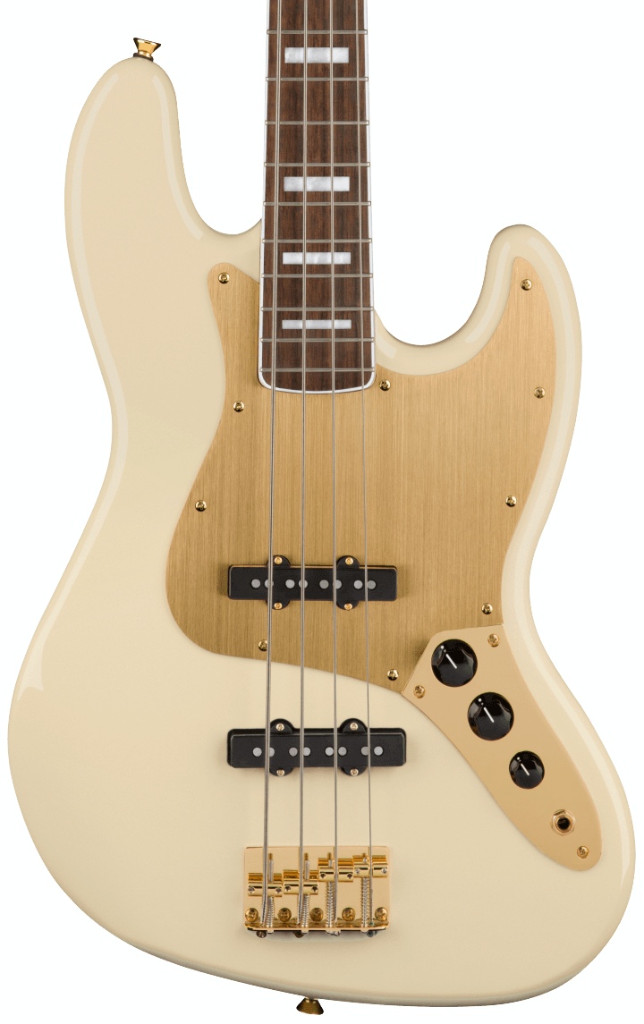 Squier 40th Anniversary Jazz Bass Gold Edition - GigGear