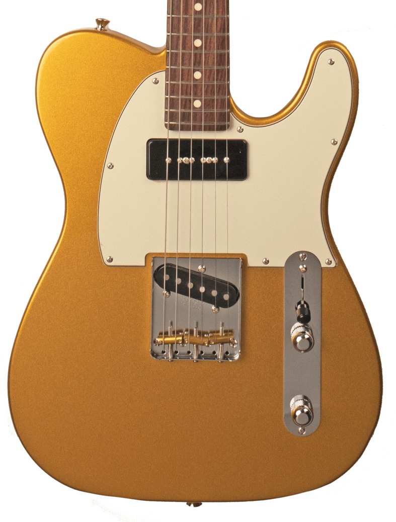 Fender Telecaster Thinline Gold Sparkle Refin 1972 – Chicago Music Exchange