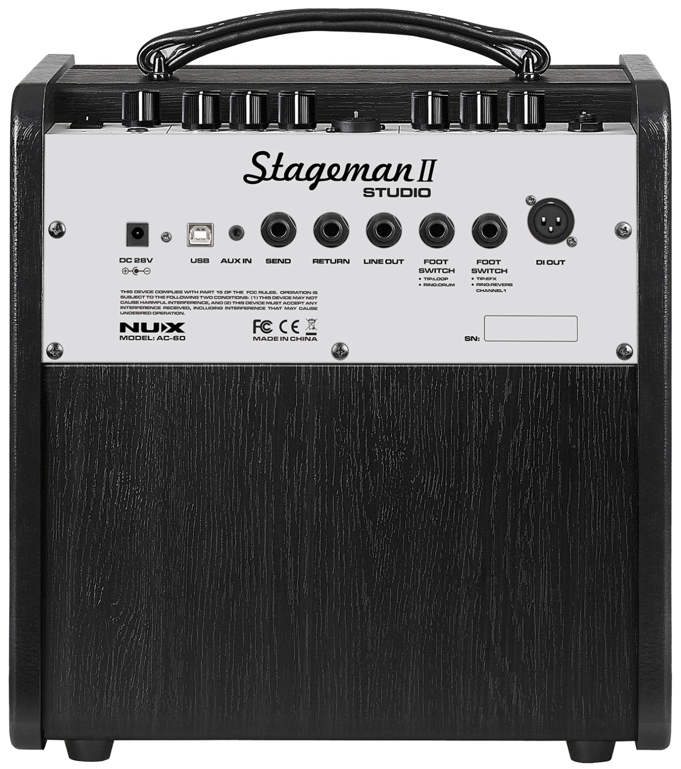NUX Stageman II AC-60 Acoustic Amplifier - GigGear