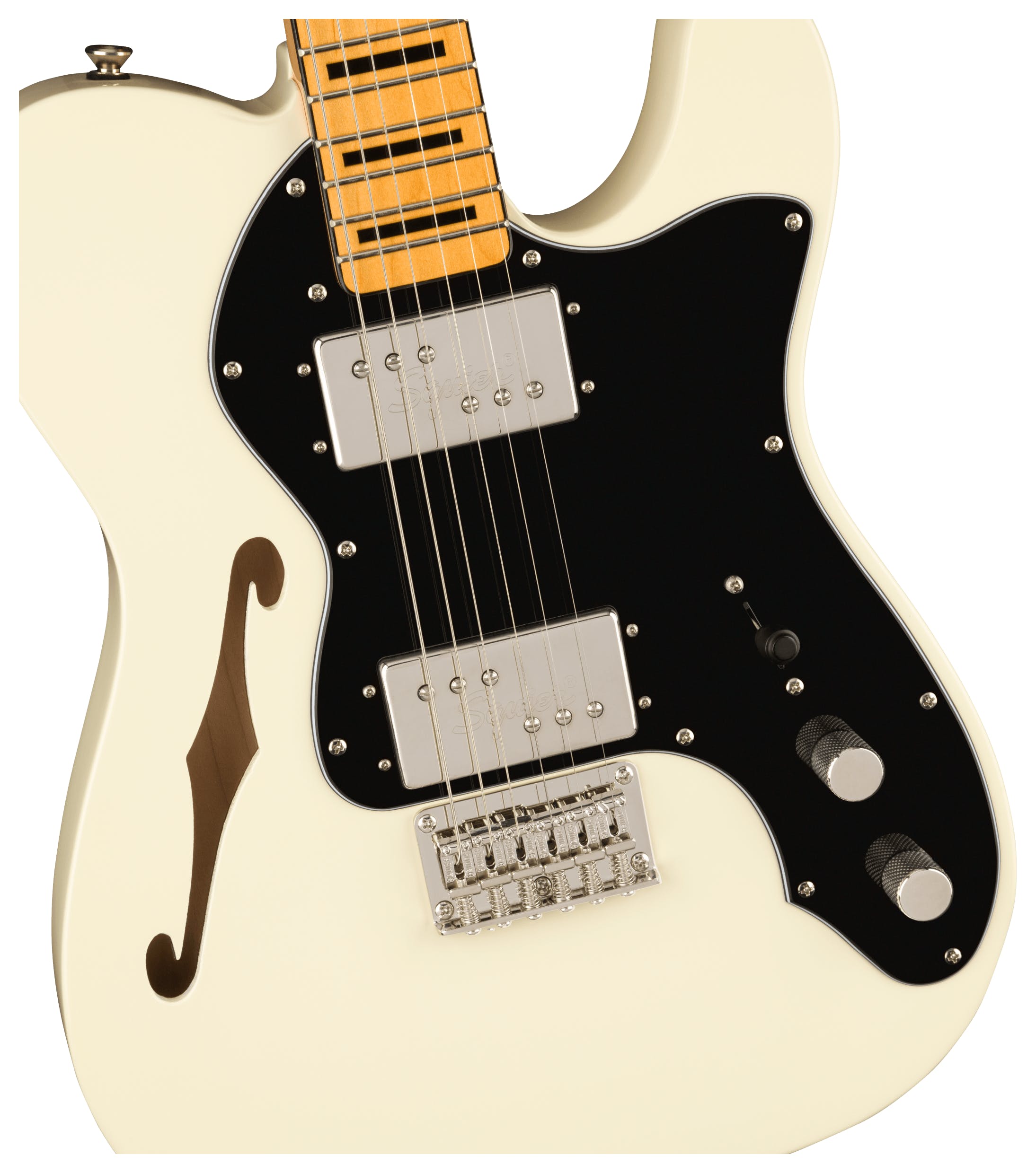 Squier FSR Classic Vibe 70s Tele Thinline, White - GigGear