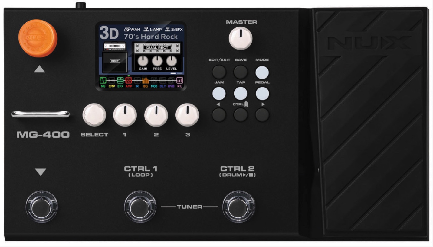 NUX MG-400 Dual DSP Modeling Guitar and Bass Effect