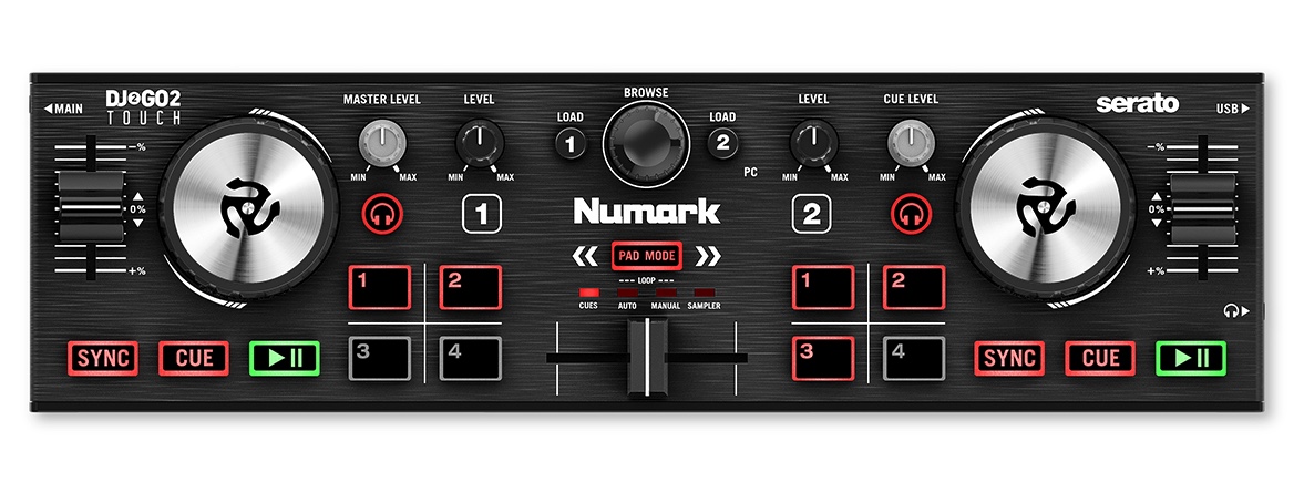 Numark DJ2GO2 Touch Portable DJ Controller - GigGear