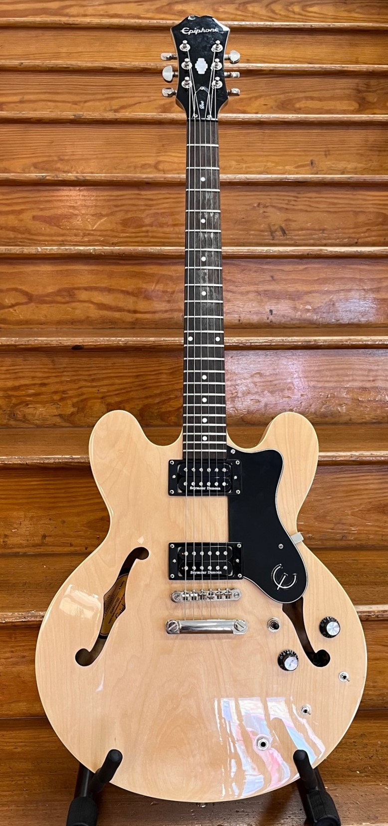 SECONDHAND Epiphone ES-335 Natural (Modded with Seymour