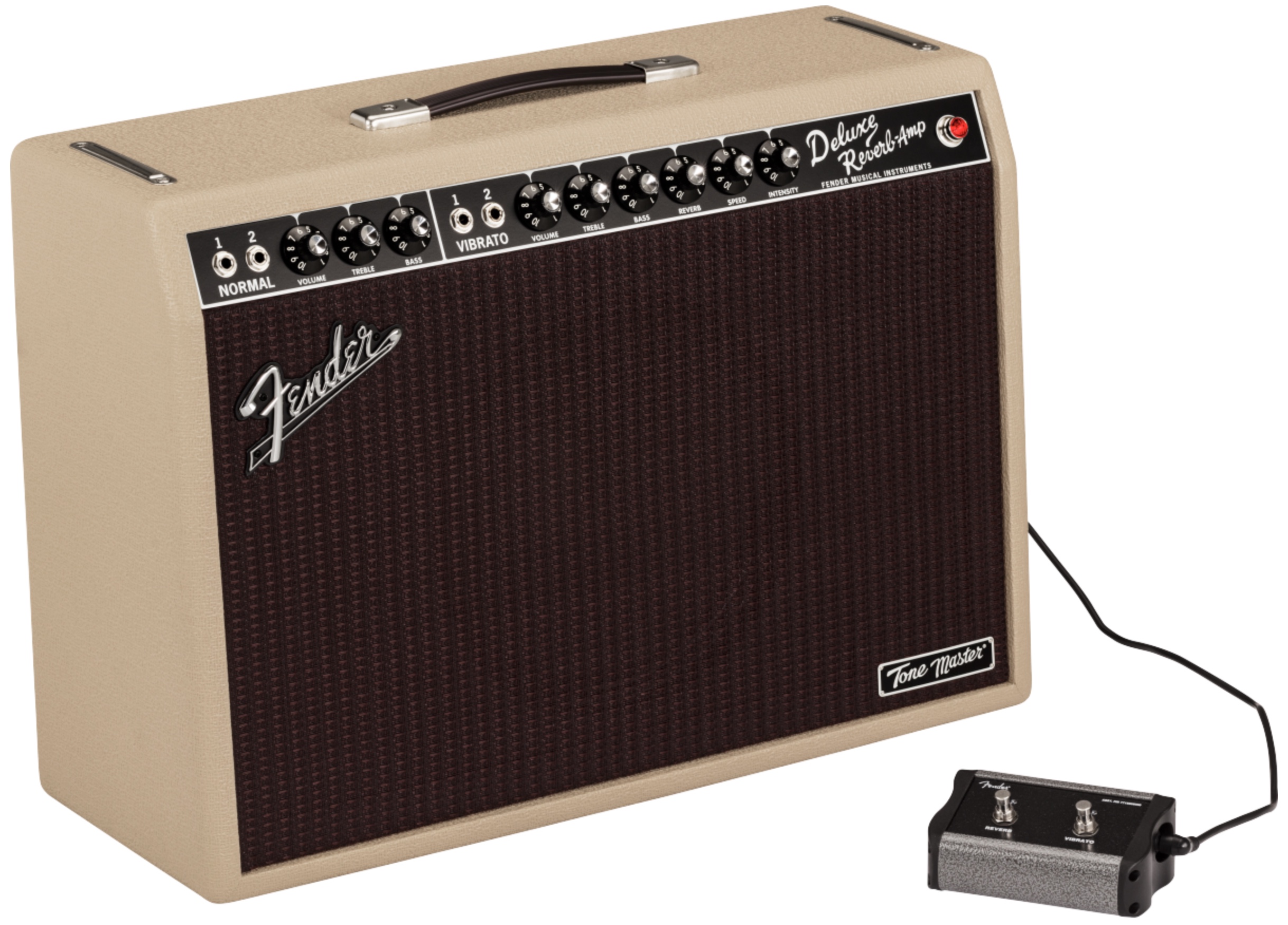 Fender Tone Master Deluxe Reverb Amp, Blonde - GigGear