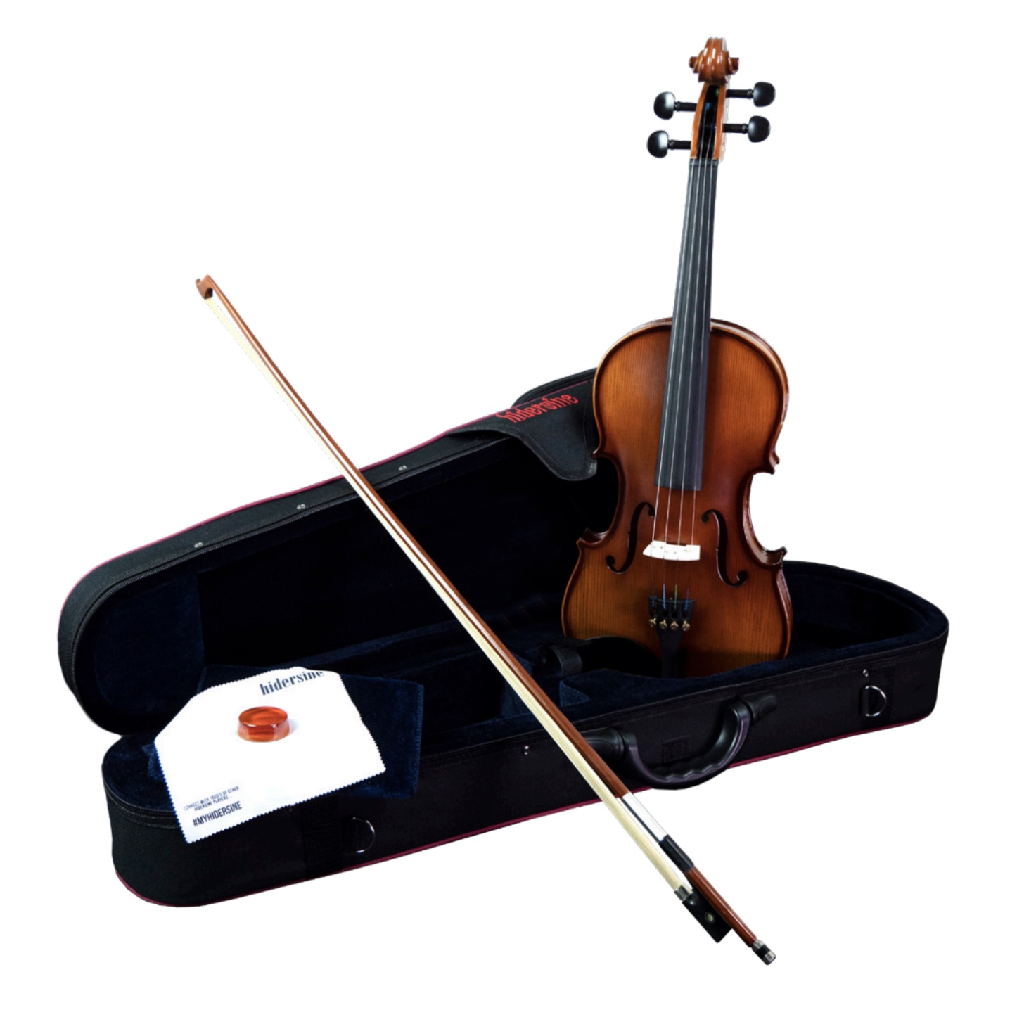 Stagg Shaped Electric Violin Bundle, Black